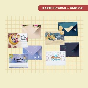 kartu ucapan lebaran amplop lebaran murah - Starwhite Tiara/Pearl